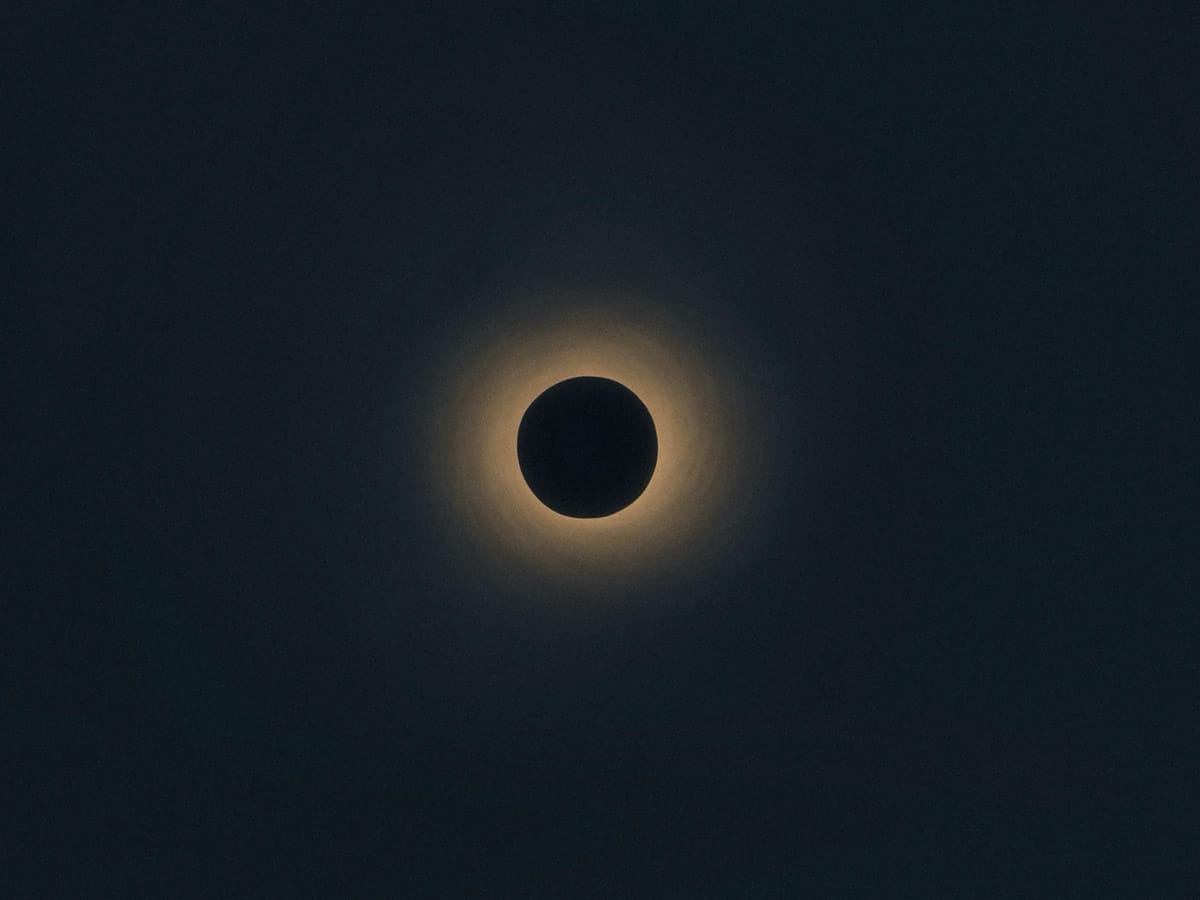 A dark eclipse.